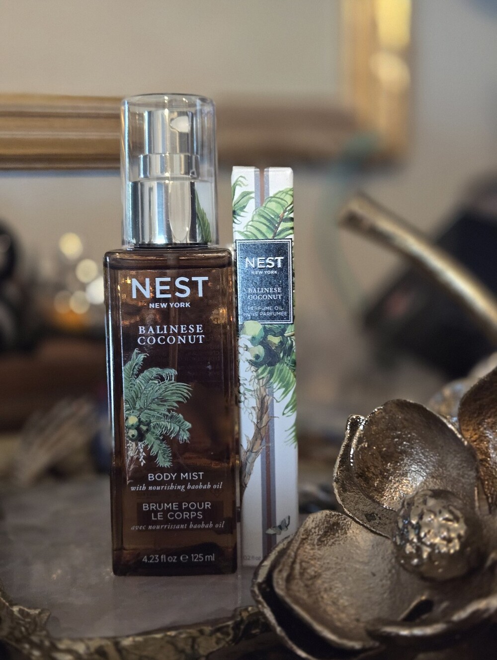 NEST Fragrances Balinese Coconut Body Mist & Pztfum Oil